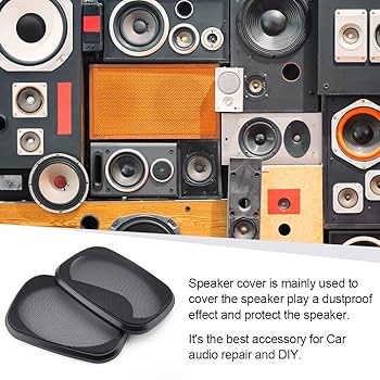 Amazon | OLYCRAFT 2セット スピーカーグリル オーディオ